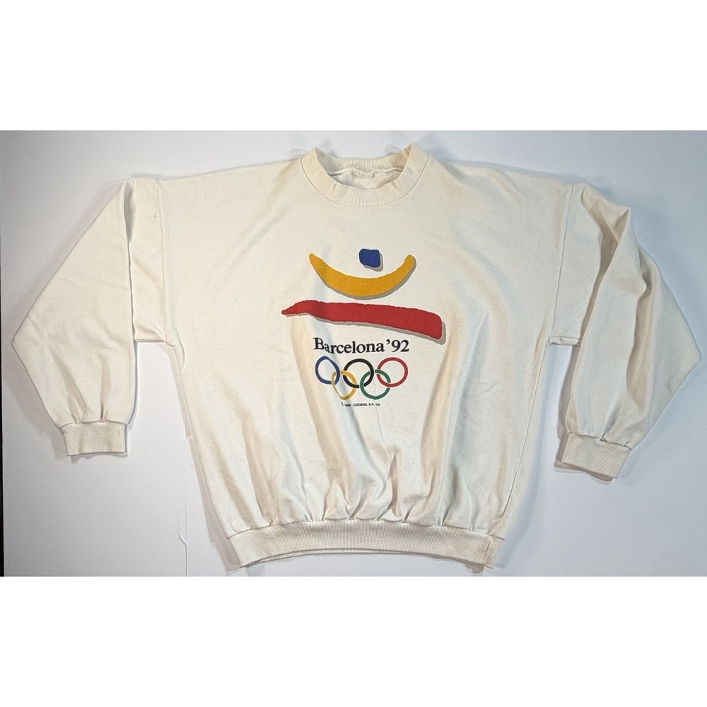 Vintage 90s Barcelona 1992 Olympics Toddler Crewneck Sweatshirt